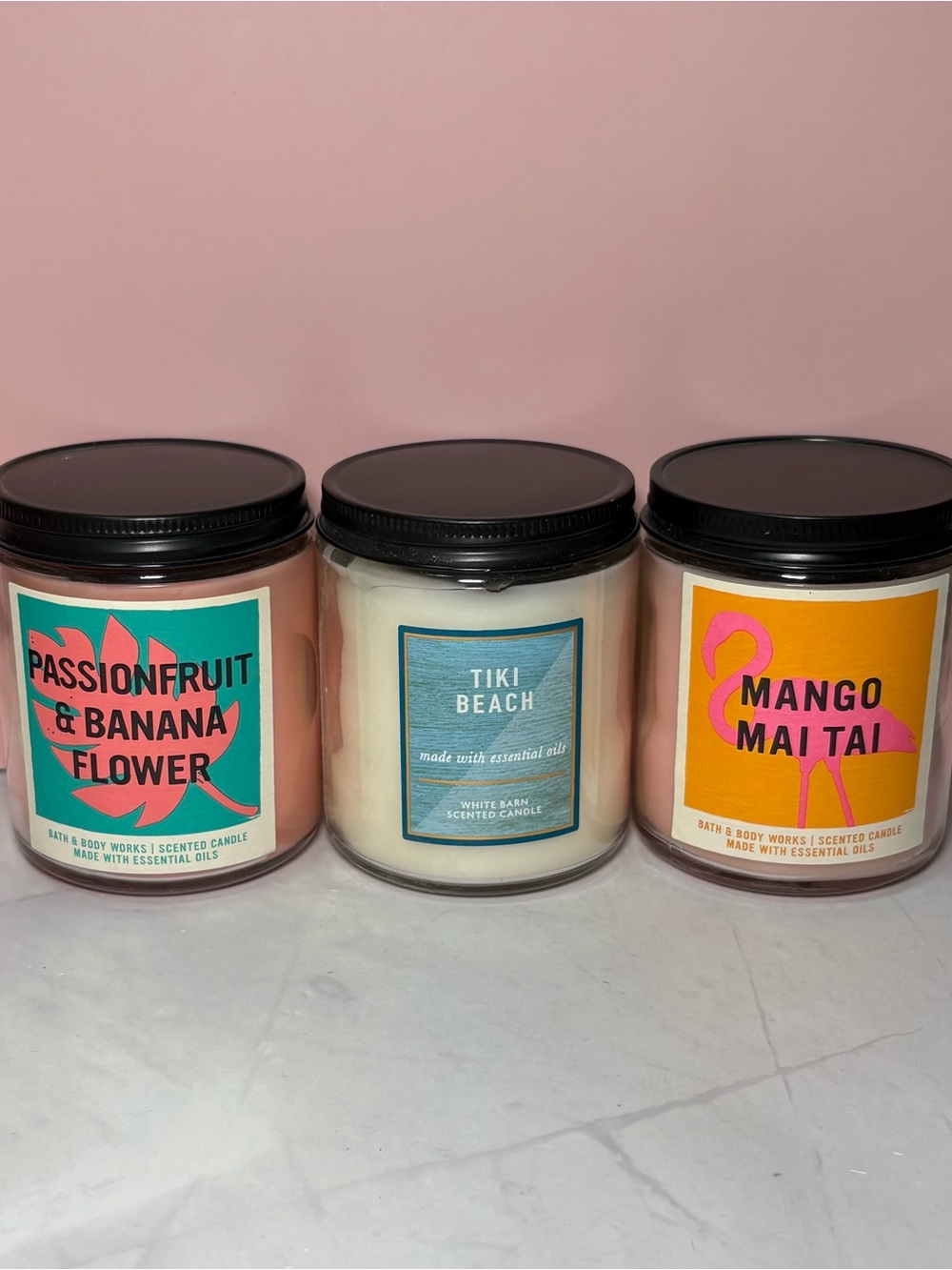 🌴 Bath & Body Works / White Barn 7 oz Scented Candles - 3 Pack
